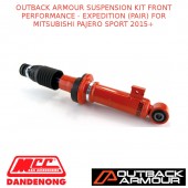 OUTBACK ARMOUR SUSPENSION KIT FRONT EXPD (PAIR) PAJERO SPORT 2015+